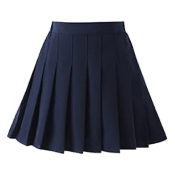 Little Big Girls Kid Pleated Tennis Skirt School Uniform Navy Blue 8-9 Years Old - Picture 1 of 11